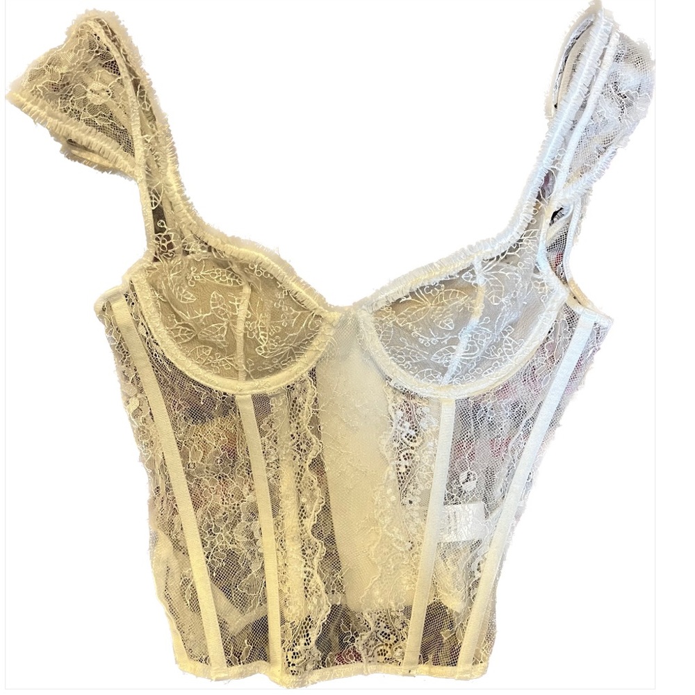 Lioness lace corset top